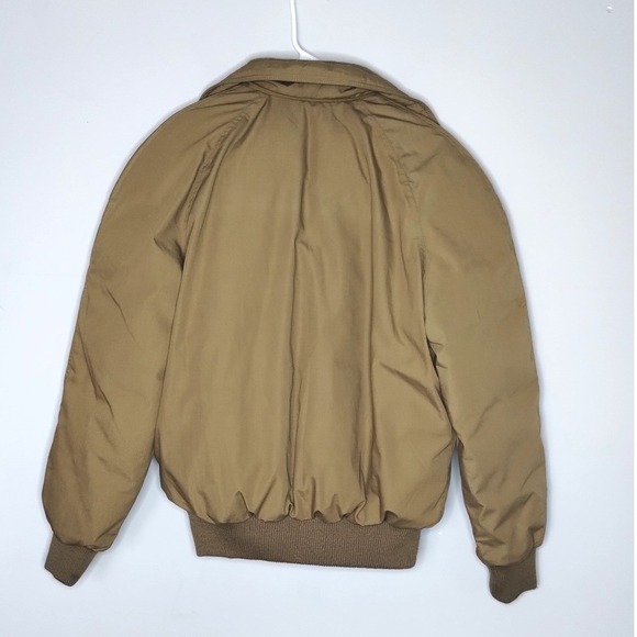 Vintage Cabela's Down Canvas Bomber Jacket Large - Picture 2 of 8